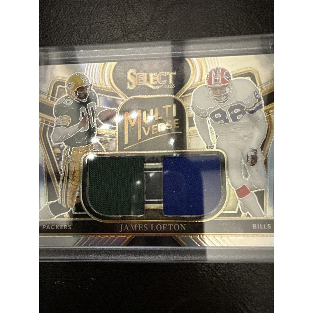 2023 Panini Select James Lofton Multiverse Dual Patch /99